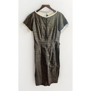 Black  vintage Helen Whiting 40s 50s party tea dress size 13 Vintage Small.    Q